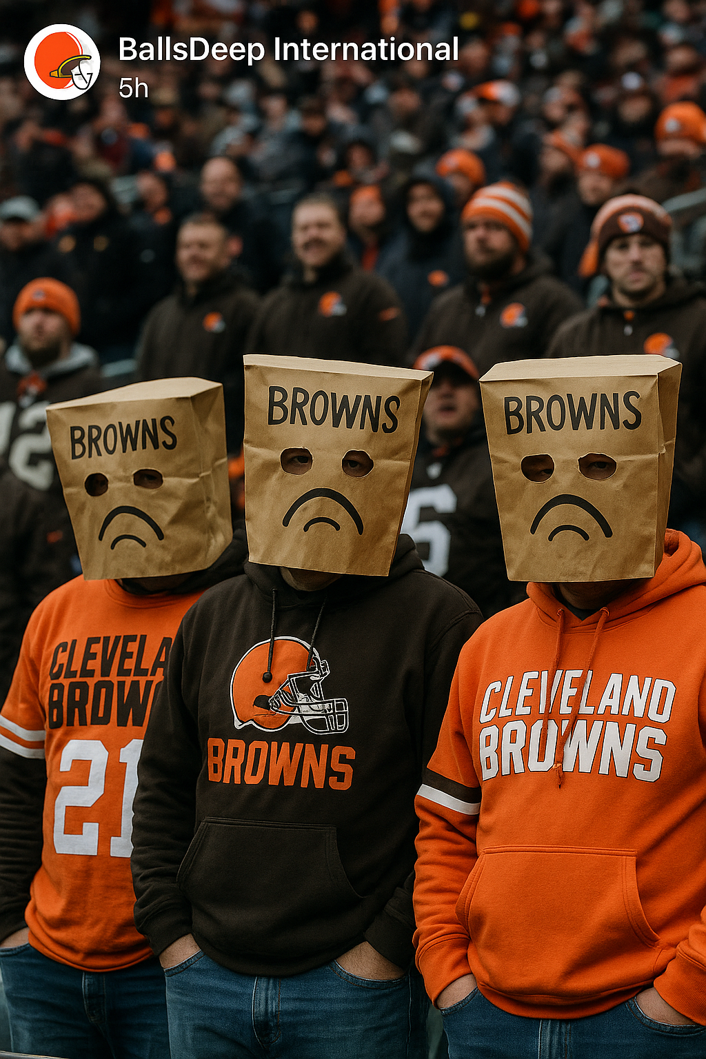Sad Browns Fans
